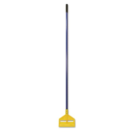 Rubbermaid Commercial Invader Fiberglass Side-Gate Wet-Mop Handle, 60", Blue/Yellow FGH14600BL00